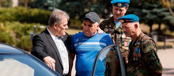 Владимир Кучук, Михаил Мокан, Виктор Цуркан - ветераны Афганистана Владимир Кучук, Михаил Мокан, Виктор Цуркан - ветераны Афганистана - Sputnik Молдова