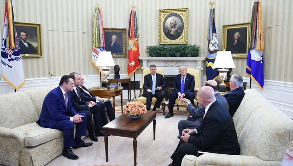 Vizita președintelui României, Klaus Iohannis, la Washington - Sputnik Moldova-România
