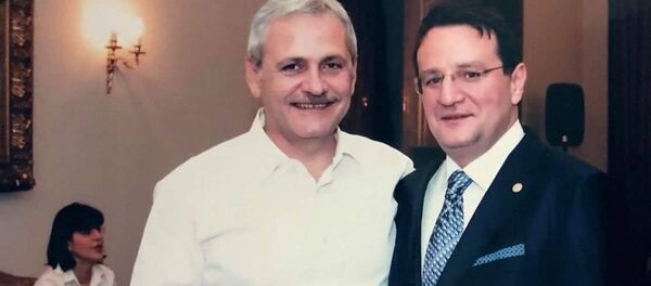 Liviu Dragnea și George Maior Liviu Dragnea și George Maior - Sputnik Moldova-România