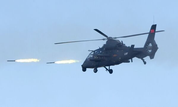 Elicopterul Z-19 al armatei chineze la poligonul Țugol - Sputnik Moldova-România