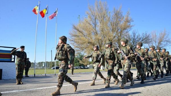 Многонациональные учения Огненный щит - 2018 с участием военных из Молдовы, Румынии и США - Sputnik Молдова