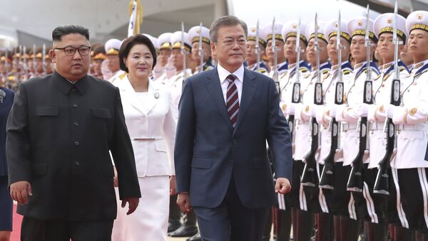 Le Président sud-coréen en Corée du Nord - Sputnik Moldova-România