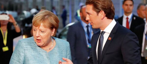 Angela Merkel și Sebastian Kurz - Sputnik Moldova