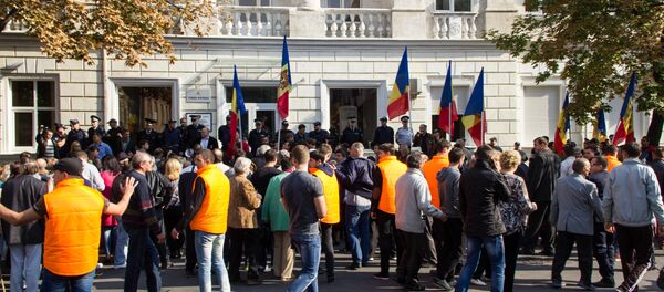 протест ПСРМ у НАРЭ protest PSRM la ANRE - Sputnik Moldova