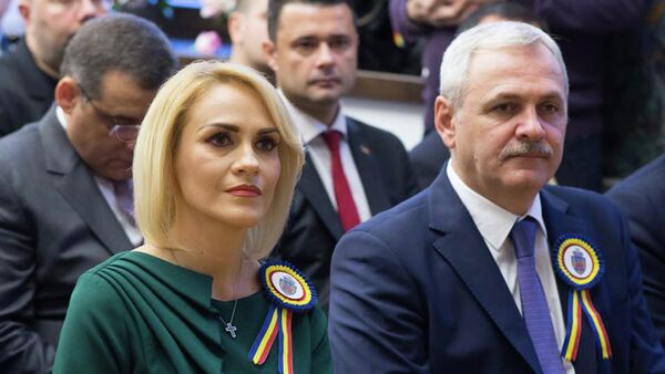 Gabriela Firea și Liviu Dragnea - Sputnik Moldova-România