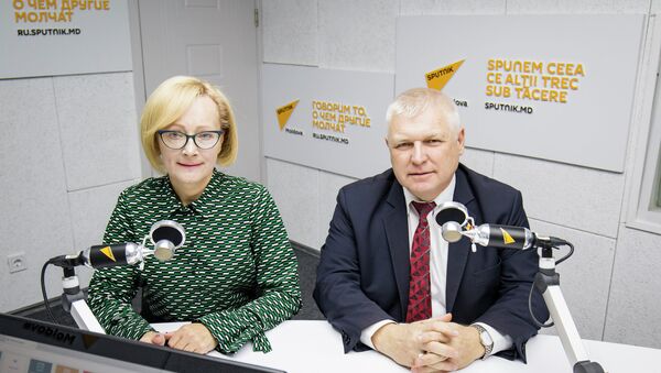 Elena Bodnarenco și Oleg Lipskii - Sputnik Moldova