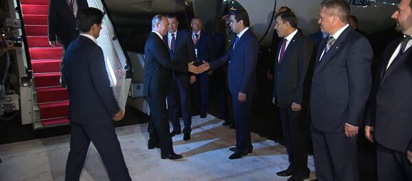 Президент России Владимир Путин прибыл в Душанбе на саммит глав государств СНГ - Sputnik Молдова