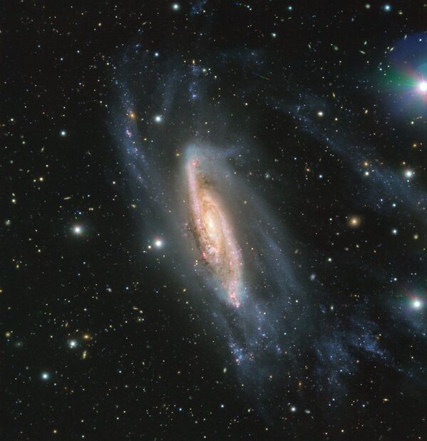 Спиральная галактика NGC 3981, сфотографированная телескопом VLT - Sputnik Молдова