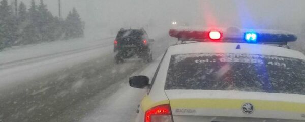 Zăpadă pe carosabil în nordul ţării - Sputnik Moldova