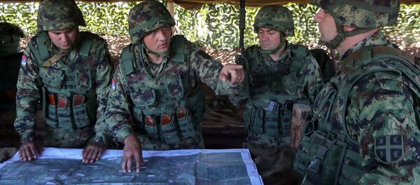 Российско-сербские учения в Ленинградской области - Sputnik Moldova-România