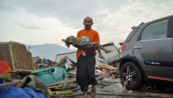 Последствия цунами и землетрясения в Индонезии - Sputnik Молдова