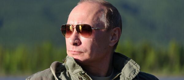 В. Путин на отдыхе. В. Путин на отдыхе. - Sputnik Moldova-România