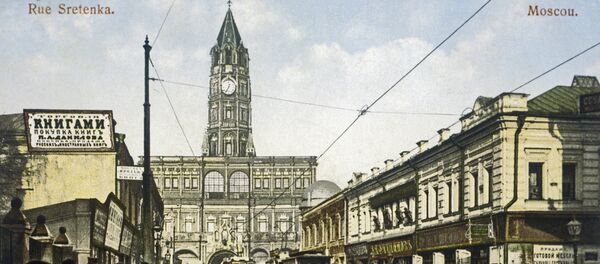 Улица Сретенка в Москве в начале XX в. - Sputnik Молдова