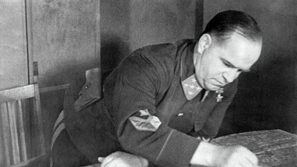 Командующий войсками Западного фронта, генерал армии Г. К. Жуков. - Sputnik Молдова