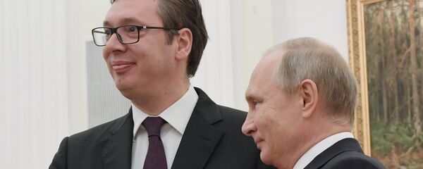 Putin și Vucic - Sputnik Moldova-România