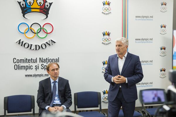 Презентация формы и  команды Республики Молдова на юношеских Олимпийских играх в Буэнос-Айресе - Sputnik Молдова