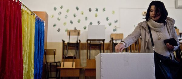 Urnă de vot, România - Sputnik Moldova-România