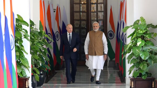 Официальный визит президента РФ В. Путина в Индию. День второй - Sputnik Молдова