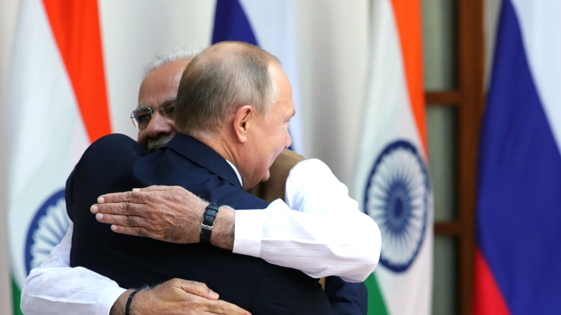 Официальный визит президента РФ В. Путина в Индию. День второй - Sputnik Moldova, 1920, 06.12.2021