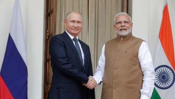 Vizita oficială a lui Vladimir Putin în India - Sputnik Moldova