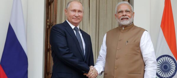 Vizita oficială a lui Vladimir Putin în India - Sputnik Moldova