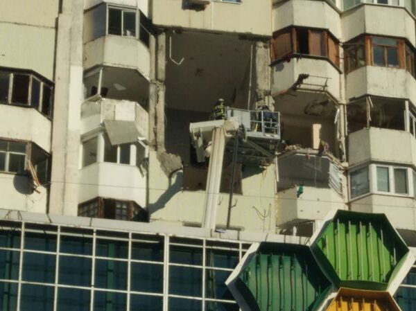 Взрыв в квартире на 16 этаже, Кишинев - Sputnik Молдова