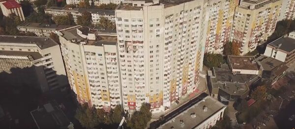 Место взрыва в Кишиневе: съемка с дрона - Sputnik Moldova-România