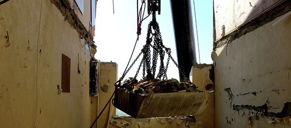 Работа спасателей на месте взрыва в многоэтажке в Кишиневе Работа спасателей на месте взрыва в многоэтажке в Кишиневе - Sputnik Moldova