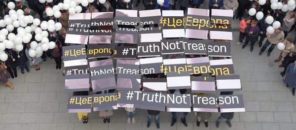 Акция солидарности с Кириллом Вышинским Акция солидарности с Кириллом Вышинским - Sputnik Молдова