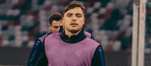 Тренировка сборной Молдовы перед матчем с Белоруссией в Минске - Sputnik Молдова