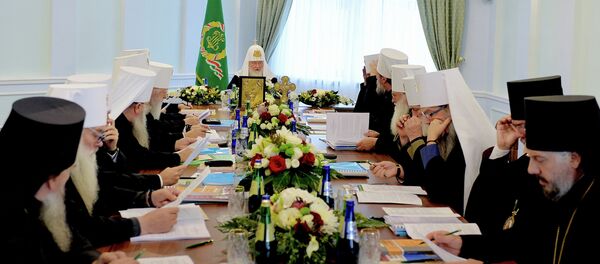 Заседание Священного Синода РПЦ Заседание Священного Синода РПЦ - Sputnik Moldova-România