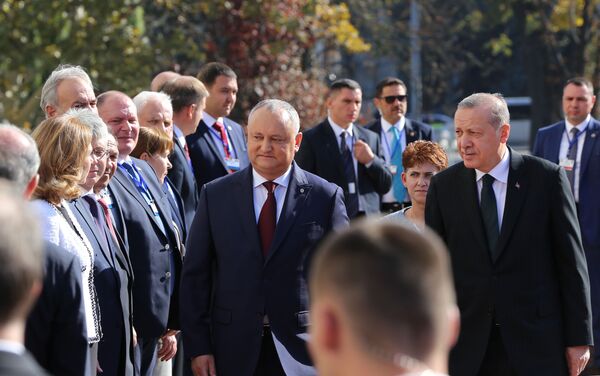 Официальная церемония встречи Р. Т. Эрдогана в Кишиневе - Sputnik Молдова