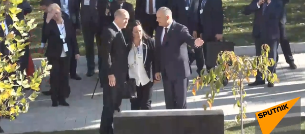 LIVE: Додон и Эрдоган открывают обновленное здание администрации президента - Sputnik Moldova