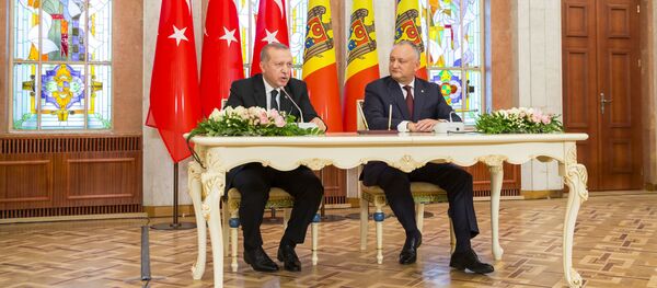 Официальный визит Р. Т. Эрдогана в Кишиневе - Sputnik Молдова