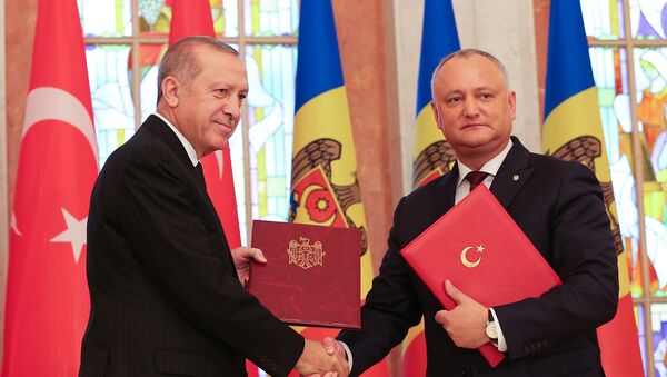 Dodon și Erdogan - Sputnik Moldova-România