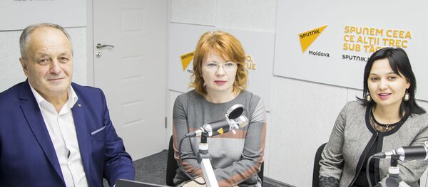 Valeriu Țurcanu, Viorica Negrei și Natalia Grîu - Sputnik Moldova