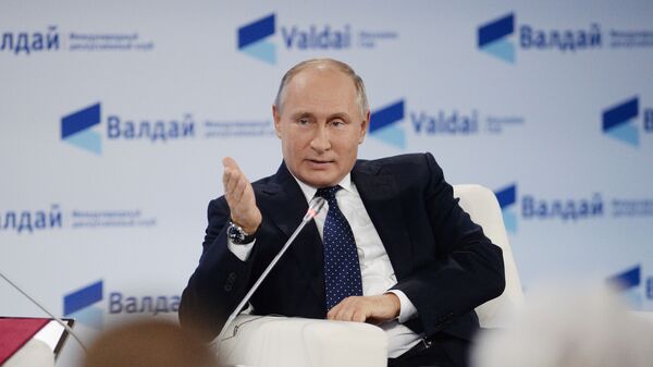 Президент РФ В. Путин принял участие в заседании клуба Валдай. Архивное фото - Sputnik Молдова