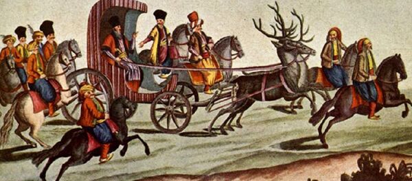 Mavrogheni trasura cerbi - Sputnik Moldova-România