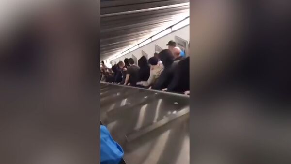 Авария эскалатора в метро Рима - Sputnik Moldova-România