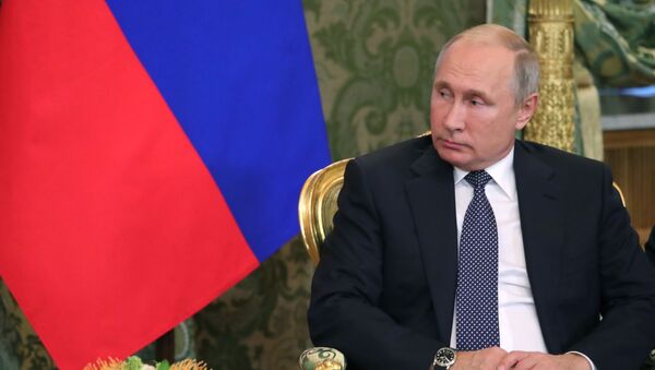 Встреча президента РФ В. Путина с премьер-министром Италии Дж. Конте - Sputnik Молдова