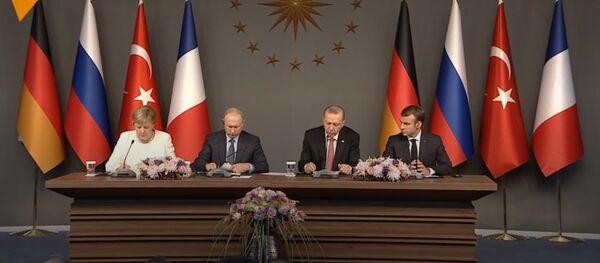 LIVE: Встреча лидеров России, Турции, Франции и Германии - Sputnik Moldova