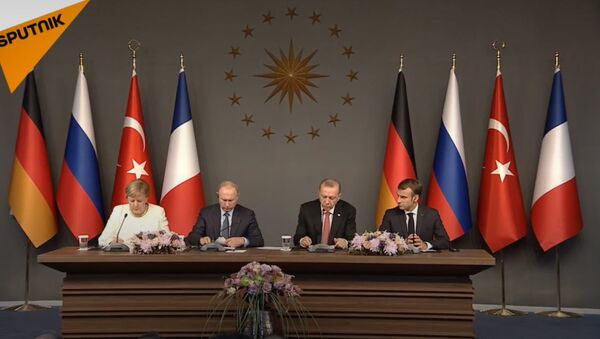 LIVE: Встреча лидеров России, Турции, Франции и Германии - Sputnik Moldova