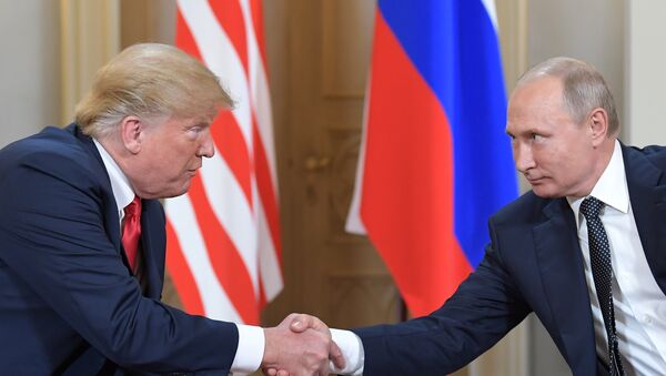 Poutine et Trump au sommet d'Helsinki - Sputnik Молдова