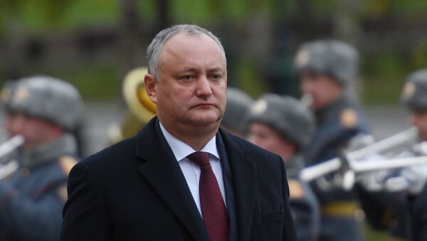 Президент Молдавии И. Додон возложил цветы к Могиле Неизвестного Солдата - Sputnik Молдова