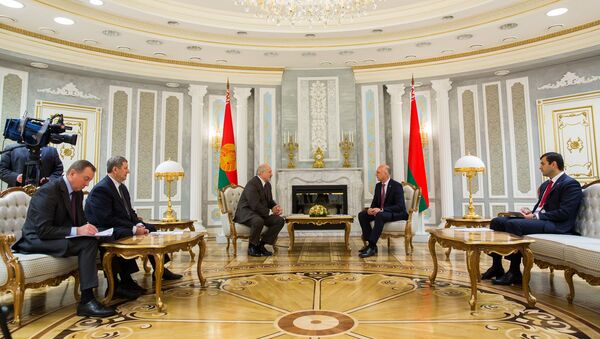 Молдавский премьер Павел Филип провел встречу с президентом Белоруссии Александром Лукашенко - Sputnik Молдова