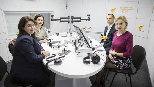 Olga Golban, Diana Cebotaru și Alexandru Ghețu - Sputnik Moldova