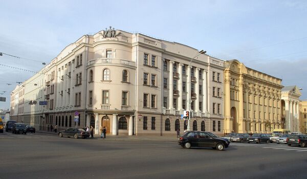 Здание МВД и КГБ Белоруссии в Минске Здание МВД и КГБ Белоруссии в Минске - Sputnik Молдова