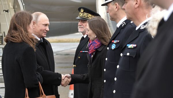Vizita lui Putin în Franța - Sputnik Moldova-România