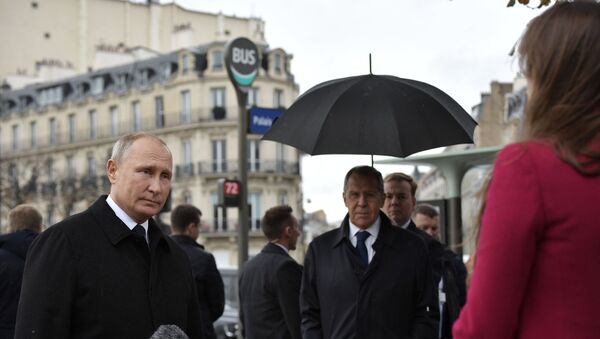 Putin la Paris - Sputnik Moldova-România