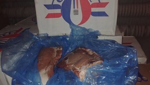 Contrabandă cu carne de porc adusă din Canada - Sputnik Moldova